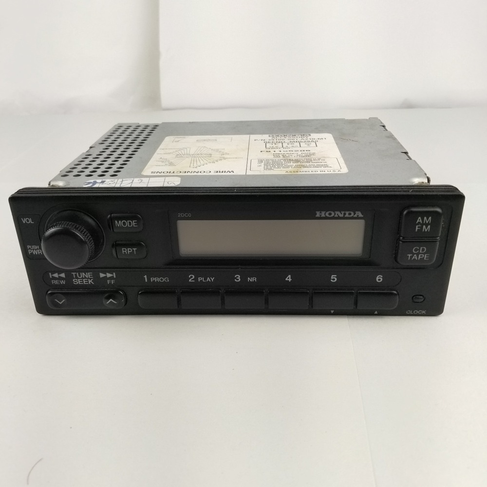 Honda Stereo Vtg 1999 2DC0 Radio MR529A0 OEM Made In Japan P/N:39100-S01-A210-M1